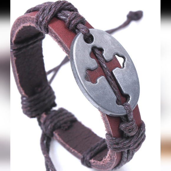 Men's Cross Bracelet OS - Picture 7 of 7